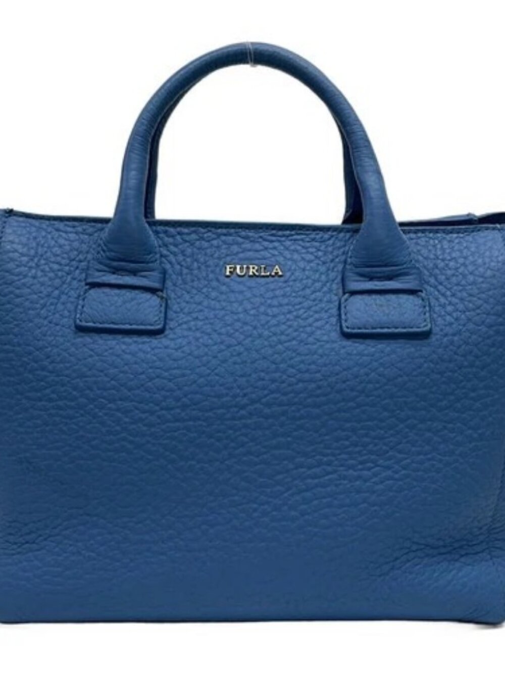 FURLA Blue Leather Handbag